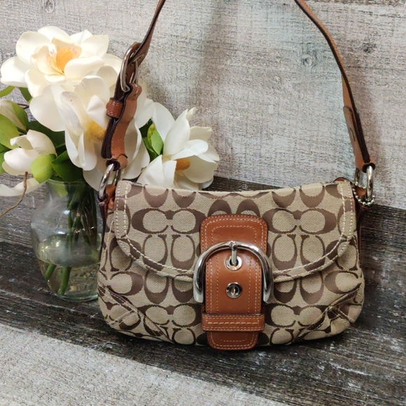 Coach Handbags - Coach signature soho logo mini shoulder bag